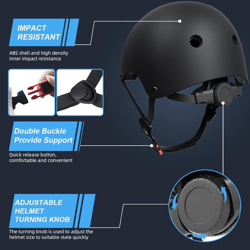 67i Kids Bike Helmet Toddler Helmets for Ages 3-8 Years Old Girls Boys Kid Adjustable Skateboard Bicycle Helmets Multi-Sport Ventilation Skateboarding Cycling Scooter Roller Skate Helmet - Image 5